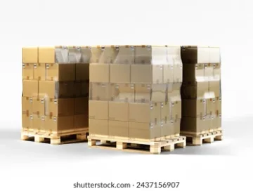 Rozdělení Euro palety v Brussel BE